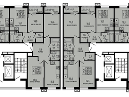 Продается 1-комнатная квартира ЖК Звезды, литер 10, 42.5  м², 5185000 рублей