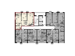Продается 2-комнатная квартира ЖК Звезды, литер 11, 64.2 м², 7512000 рублей