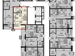 Продается Студия ЖК Звезды, литер 11, 25.2  м², 3884000 рублей