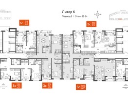 Продается 3-комнатная квартира ЖК Все Свои VIP, литера 6, 97.6  м², 29280000 рублей