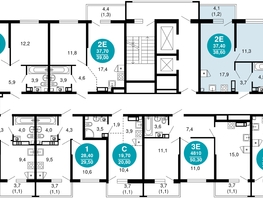 Продается 1-комнатная квартира ЖК Лестория, дом 1, 38.6 м², 19276320 рублей