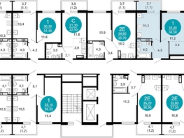 Продается 1-комнатная квартира ЖК Лестория, дом 2, 34.3  м&sup2;, 16708595 рублей