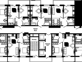 Продается 2-комнатная квартира ЖК Отражение, 2 очередь литера 3, 58.4  м², 7891220 рублей