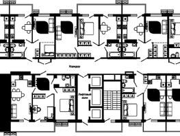 Продается 2-комнатная квартира ЖК Отражение, 2 очередь литера 4, 56.3  м², 7441840 рублей