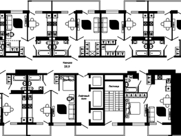 Продается 1-комнатная квартира ЖК Отражение, 2 очередь литера 3, 39.2  м², 5874800 рублей