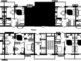 Продается 2-комнатная квартира ЖК Отражение, 2 очередь литера 4, 57.2  м², 7385820 рублей