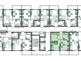 Продается 1-комнатная квартира ЖК Флора, 3 этап литера 5, 36.6 м², 15679440 рублей