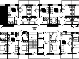 Продается 2-комнатная квартира ЖК Отражение, 2 очередь литера 3, 63.6  м², 8359120 рублей