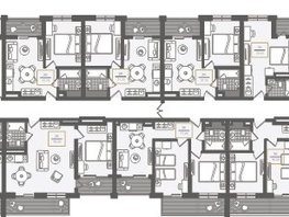 Продается 2-комнатная квартира АО Нескучный сад, корпус 1, 44.3 м², 52046200 рублей