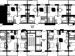 Продается 2-комнатная квартира ЖК Отражение, 2 очередь литера 3, 63.6  м², 10081780 рублей