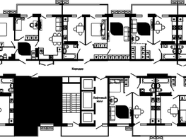 Продается 1-комнатная квартира ЖК Отражение, 2 очередь литера 4, 41.4 м², 5369580 рублей