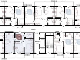 Продается 2-комнатная квартира ЖК Отражение, 2 очередь литера 4, 61.3  м², 8114860 рублей