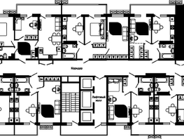 Продается 2-комнатная квартира ЖК Отражение, 2 очередь литера 4, 54.3 м², 6744810 рублей