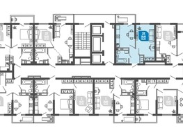 Продается 1-комнатная квартира ЖК Облака-2, блок секция 1-3, 36.5  м², 8227680 рублей