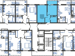 Продается 1-комнатная квартира ЖК Облака-3, дом 1, 32.9  м², 7640038 рублей