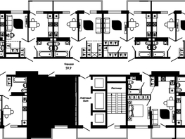 Продается 1-комнатная квартира ЖК Отражение, 2 очередь литера 3, 40.4 м², 5711700 рублей