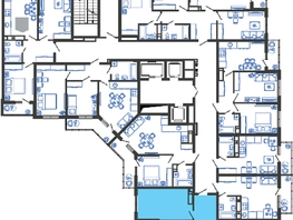 Продается 2-комнатная квартира ЖК Облака-3, дом 1, 59.2  м&sup2;, 10957091 рублей