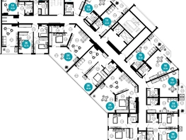 Продается 2-комнатная квартира АО Нескучный сад, корпус 1, 56.2 м², 62651760 рублей