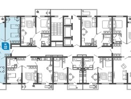 Продается 2-комнатная квартира ЖК Облака-2, блок секция 4-8, 64.5  м², 11841180 рублей