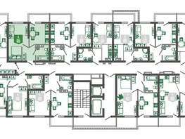 Продается 1-комнатная квартира ЖК Флора, 3 этап литера 4, 33.1  м², 14642130 рублей