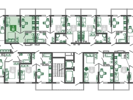 Продается 1-комнатная квартира ЖК Флора, 3 этап литера 4, 33.4  м², 14959980 рублей