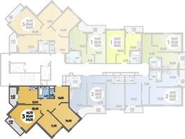 Продается 3-комнатная квартира ЖК Парк у дома, литера 8.2, 84  м², 12999999 рублей