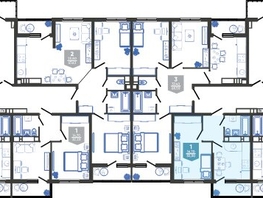 Продается 1-комнатная квартира ЖК Облака-3, дом 1, 32.3  м², 7102770 рублей