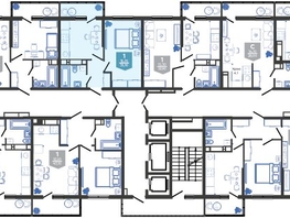 Продается 1-комнатная квартира ЖК Облака-3, дом 1, 35.1  м², 7281495 рублей