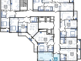 Продается 2-комнатная квартира ЖК Облака-3, дом 1, 59.8  м², 11236420 рублей