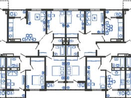 Продается 2-комнатная квартира ЖК Облака-3, дом 1, 48.4  м², 9955880 рублей