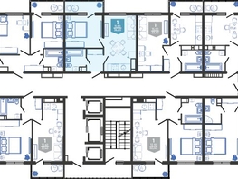 Продается 1-комнатная квартира ЖК Облака-3, дом 1, 36.6  м², 7541430 рублей