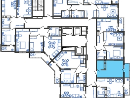 Продается Студия ЖК Облака-3, дом 1, 23.4  м², 6444360 рублей