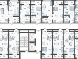 Продается 2-комнатная квартира ЖК Кислород, корпус 10, 50.96  м², 18702320 рублей