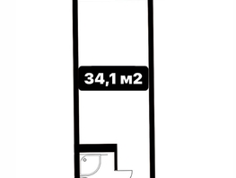 Продается 1-комнатная квартира Шоссейная ул, 34.1  м², 18755000 рублей