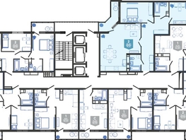 Продается 2-комнатная квартира ЖК Облака-3, дом 1, 91.1  м², 14785530 рублей