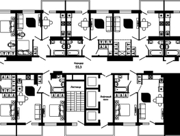 Продается 2-комнатная квартира ЖК Отражение, 2 очередь литера 3, 63.3  м², 10268720 рублей