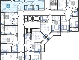 Продается 3-комнатная квартира ЖК Облака-3, дом 1, 79.6  м², 14101936 рублей