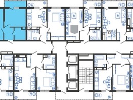 Продается 1-комнатная квартира ЖК Облака-3, дом 1, 36.6  м², 7863510 рублей