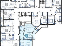 Продается 2-комнатная квартира ЖК Облака-3, дом 1, 58.5  м², 10208250 рублей