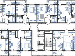 Продается 2-комнатная квартира ЖК Облака-3, дом 1, 60.1  м², 10114830 рублей