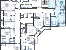 Продается 3-комнатная квартира ЖК Облака-3, дом 1, 72.5  м², 11846500 рублей