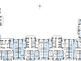 Продается 2-комнатная квартира ЖК Гулливер, литера 1, 57.34  м², 7050584 рублей