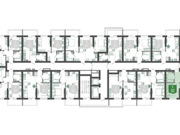 Продается 1-комнатная квартира ЖК Флора, 3 этап литера 5, 36.2 м², 12716640 рублей