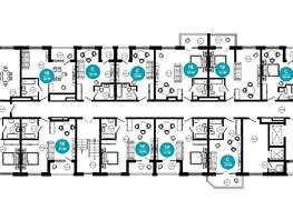 Продается 1-комнатная квартира ЖК Нескучный сад, корпус 2, 23.5  м², 35818700 рублей