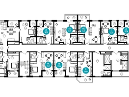 Продается 1-комнатная квартира ЖК Нескучный сад, корпус 2, 23.2  м², 35505280 рублей