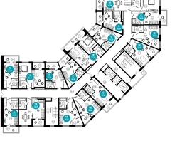 Продается 1-комнатная квартира ЖК Нескучный сад, корпус 2, 23.2  м², 34238560 рублей