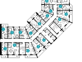 Продается 1-комнатная квартира ЖК Нескучный сад, корпус 2, 23.2  м², 35189760 рублей