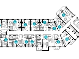 Продается 1-комнатная квартира ЖК Нескучный сад, корпус 2, 35.2  м², 40536320 рублей