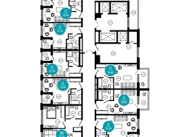 Продается 3-комнатная квартира ЖК Нескучный сад, корпус 2, 63.9  м², 72705420 рублей