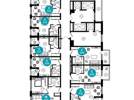 Продается 3-комнатная квартира ЖК Нескучный сад, корпус 2, 60.7  м², 68512090 рублей